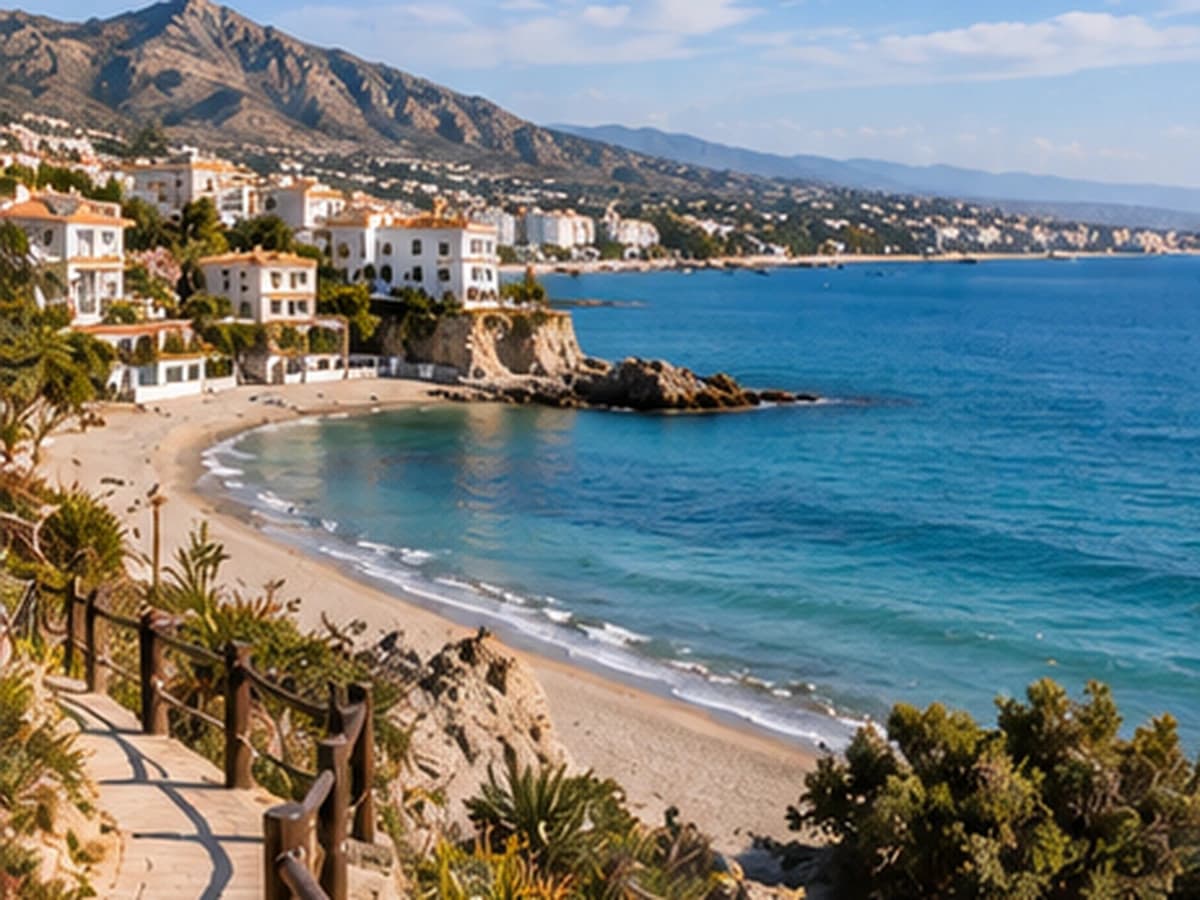 Editorial sfeerbeeld van La Cala de Mijas